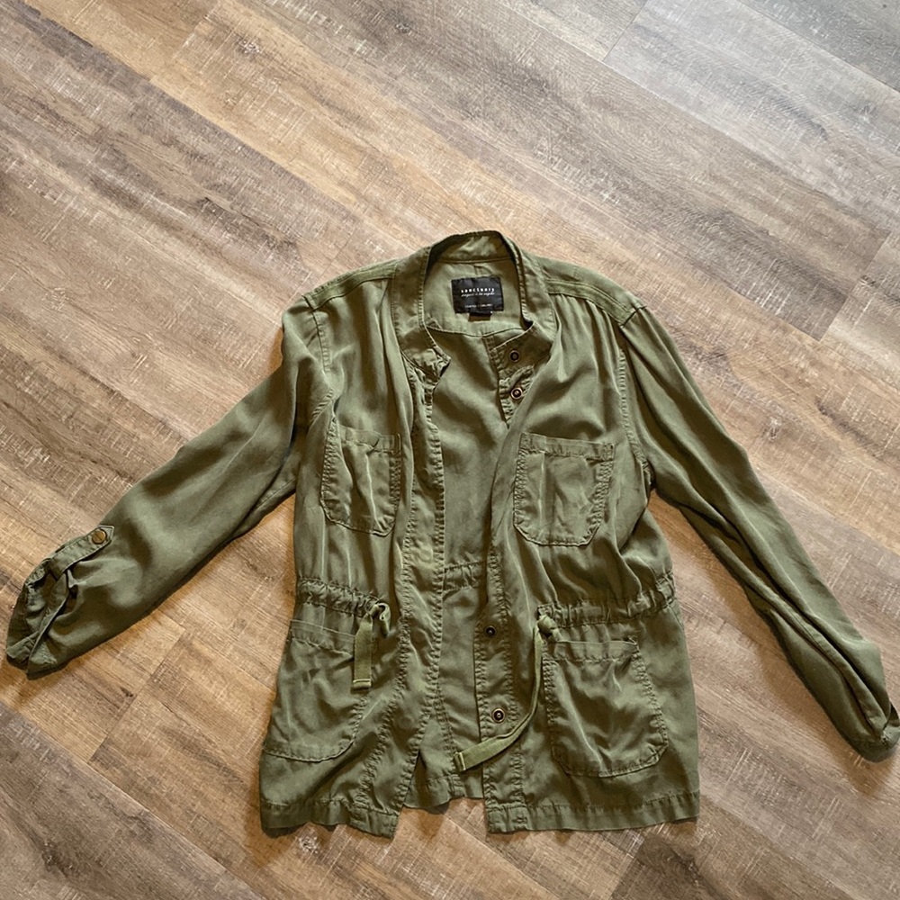 Camo green light and soft jacket